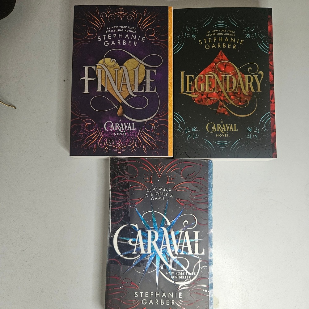 Stephanie Garber Caraval Series 3 Book Paperback Box Set Legendary Finale YA